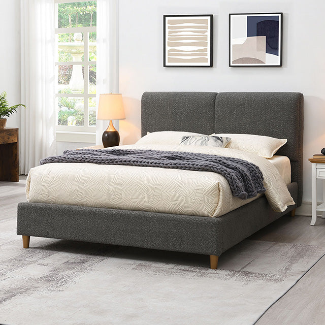 Stavern E.King, Full, & Queen Bed Grey & Black - California Furniture (Coachella, CA)