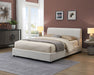 Vertham E.King, Full, & Queen Bed White & Black - California Furniture (Coachella, CA)