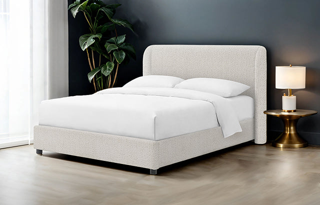Laverni E.King, Full, & Queen Bed White, Grey, & Black - California Furniture (Coachella, CA)