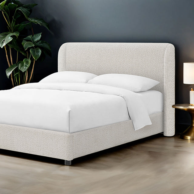 Laverni E.King, Full, & Queen Bed White, Grey, & Black - California Furniture (Coachella, CA)
