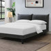 Verwood E.King, Full, & Queen Bed Gray & Light Gray - California Furniture (Coachella, CA)