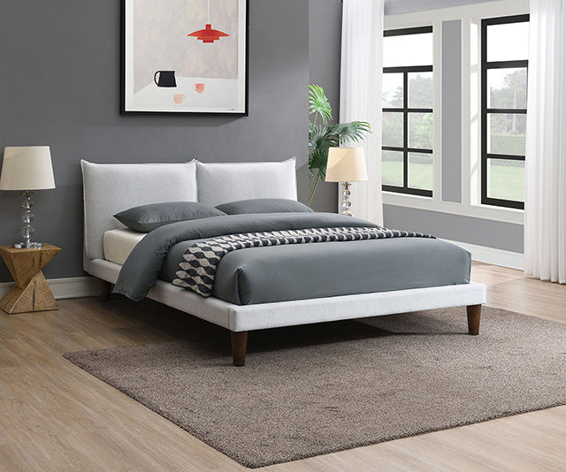 Verwood E.King, Full, & Queen Bed Gray & Light Gray - California Furniture (Coachella, CA)