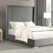 Cadwell E.King, Queen, & Full Bed White, Gray, & Black - California Furniture (Coachella, CA)