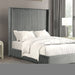 Cadwell E.King, Queen, & Full Bed White, Gray, & Black - California Furniture (Coachella, CA)