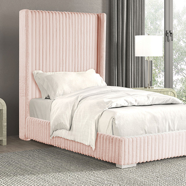 Cadwell E.King, Queen, & Full Bed White, Gray, & Black - California Furniture (Coachella, CA)