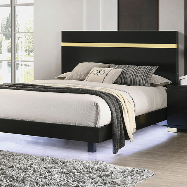 Lillestrom E.King, Queen, Full, & Full Bed Black & White - California Furniture (Coachella, CA)