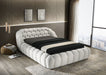 Newquay E.King & Queen Bed White, Grey, & Black - California Furniture (Coachella, CA)