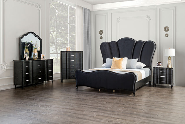 Melodi Parc Bed Black & Silver - California Furniture (Coachella, CA)