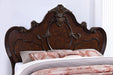 Roselli E.King & Queen Bed White & Chrome - California Furniture (Coachella, CA)