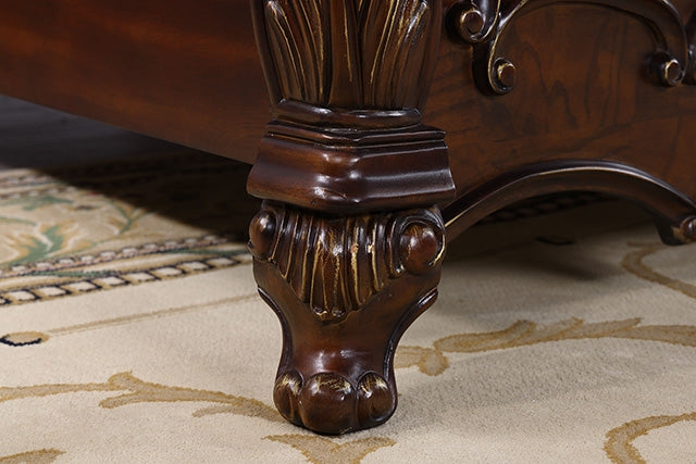 Roselli E.King & Queen Bed White & Chrome - California Furniture (Coachella, CA)