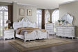 Roselli Bed Chrome & White - California Furniture (Coachella, CA)