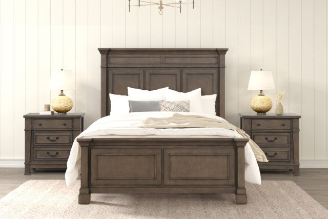 Huddersfield E.King & Queen Bed - California Furniture (Coachella, CA)