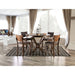 Marina 5 PC Dining Table Set Walnut - California Furniture (Coachella, CA)