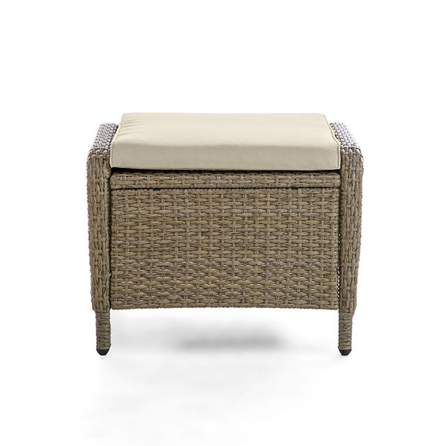 Mackay Ottoman (2/Ctn) - California Furniture (Coachella, CA)