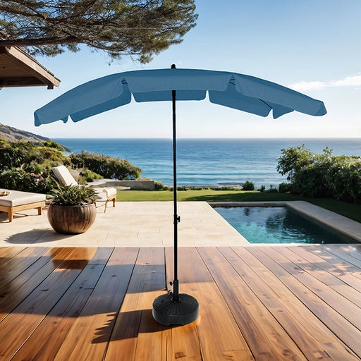 Sleek Rectangular Tilting Umbrella - California Furniture (Coachella, CA)