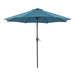 Tano 9' Outdoor Umbrella + 21" Round Base - California Furniture (Coachella, CA)