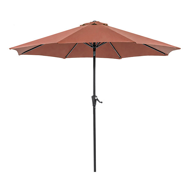 Tano 9' Outdoor Umbrella + 21" Round Base - California Furniture (Coachella, CA)