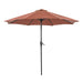Tano 9' Outdoor Umbrella + 21" Round Base - California Furniture (Coachella, CA)