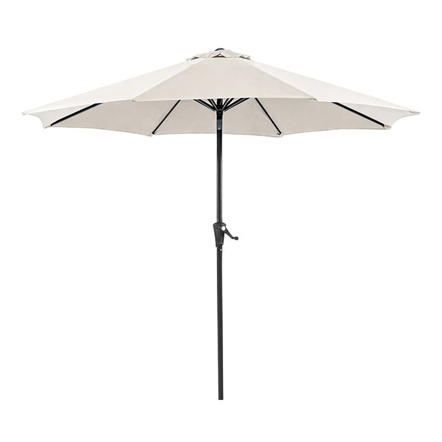 Tano 9' Outdoor Umbrella + 21" Round Base - California Furniture (Coachella, CA)