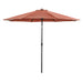 Mora 11' Outdoor Umbrella + 21" Round Base - California Furniture (Coachella, CA)