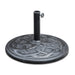 Tano 9' Outdoor Umbrella + 21" Round Base - California Furniture (Coachella, CA)