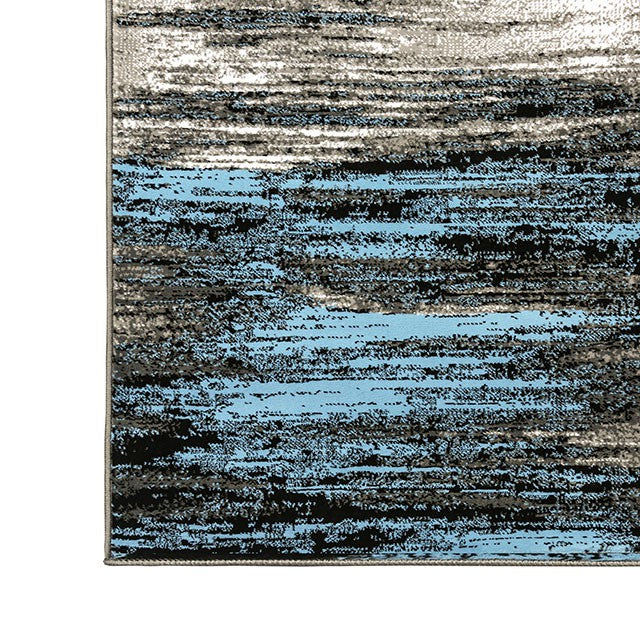 Sivas Gray/Blue 8' X 10' Area Rug - California Furniture (Coachella, CA)