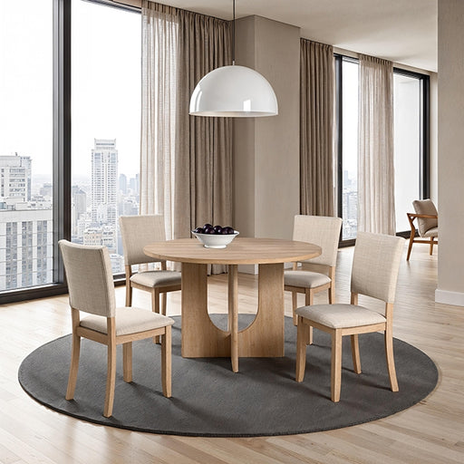 Oberto 5 Pc Round Dining Table Set - California Furniture (Coachella, CA)
