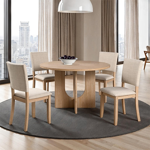 Oberto 5 Pc Round Dining Table Set - California Furniture (Coachella, CA)