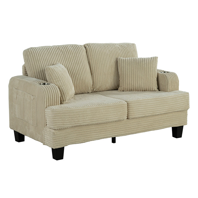 Moretaine Loveseat - California Furniture (Coachella, CA)