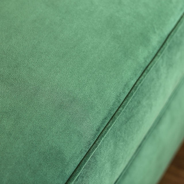 VERDANTE Emerald Green/Gold Sofa - California Furniture (Coachella, CA)