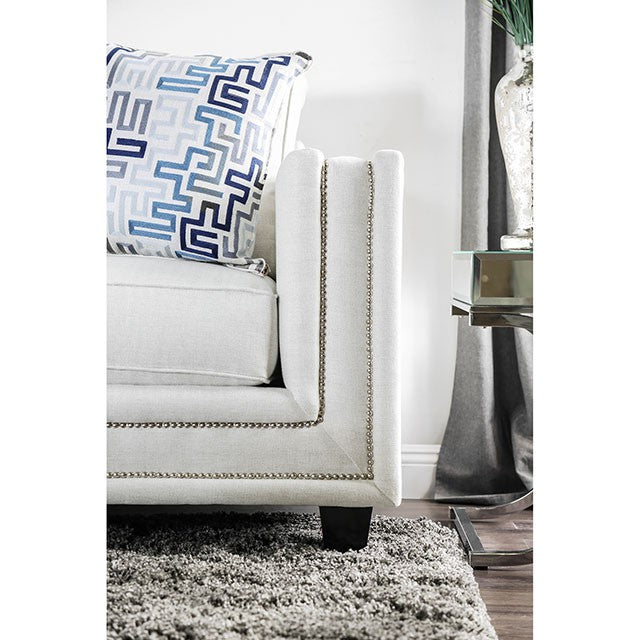 Ilse Off-White/Blue Sofa - California Furniture (Coachella, CA)