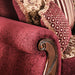 TABITHA Wine Love Seat, Wine - California Furniture (Coachella, CA)