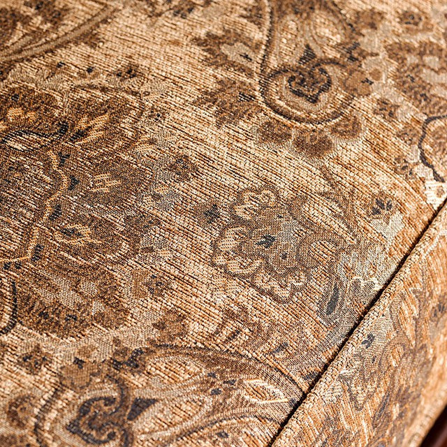 NICANOR Tan/Gold Sofa - California Furniture (Coachella, CA)
