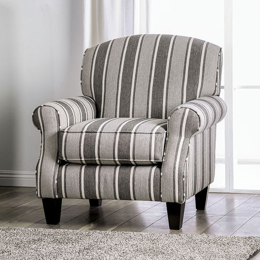 Ames Striped Chair - California Furniture (Coachella, CA)