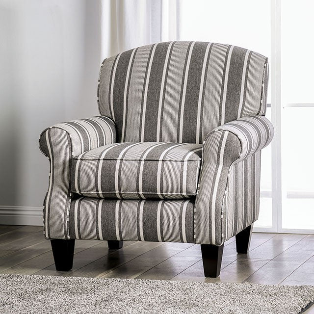 Ames Striped Chair - California Furniture (Coachella, CA)