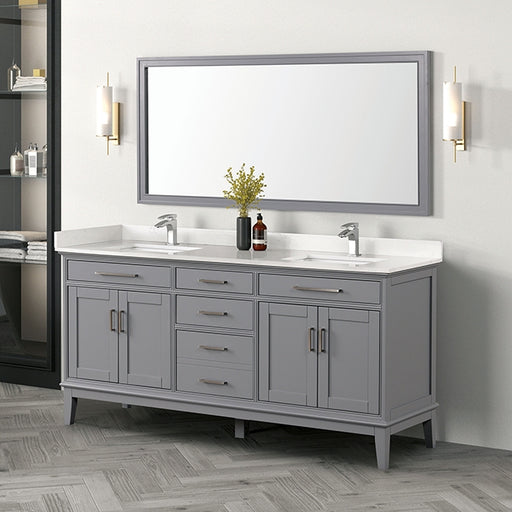 Almeria Vanity Set w/ Mirror - California Furniture (Coachella, CA)